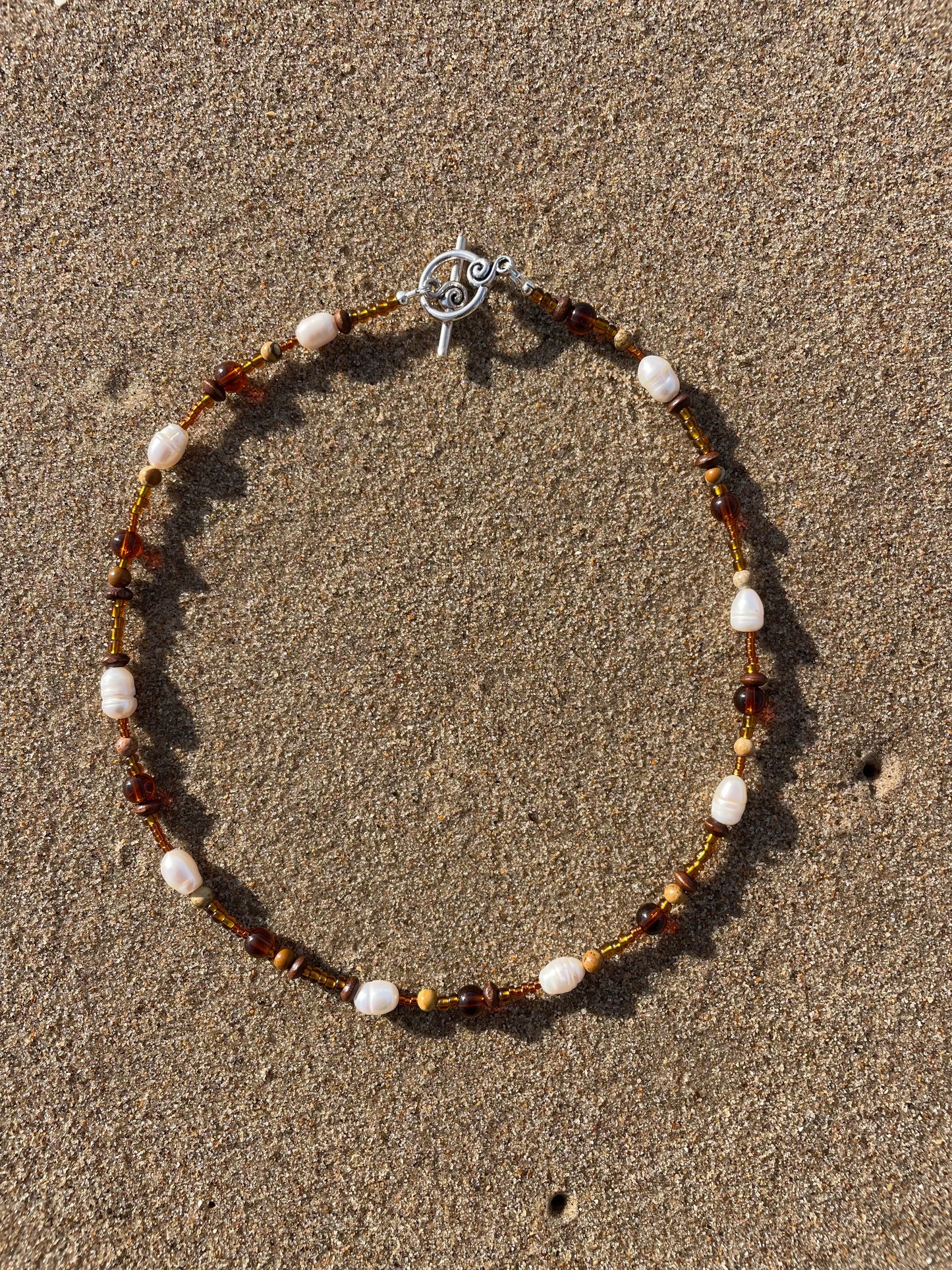 Pearly Earth Necklace