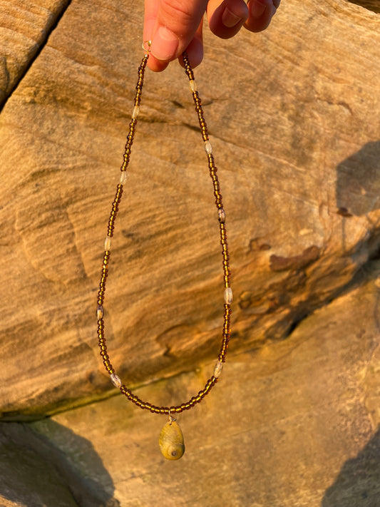 Ember Periwinkle Necklace