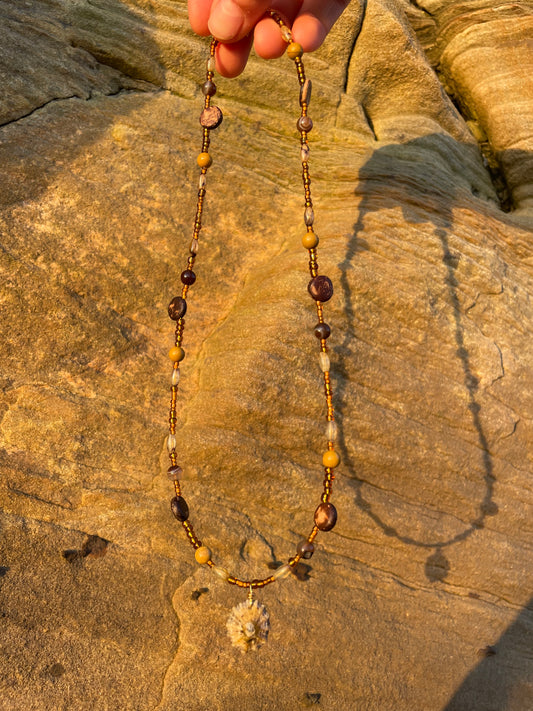 Sandy Limpet Necklace