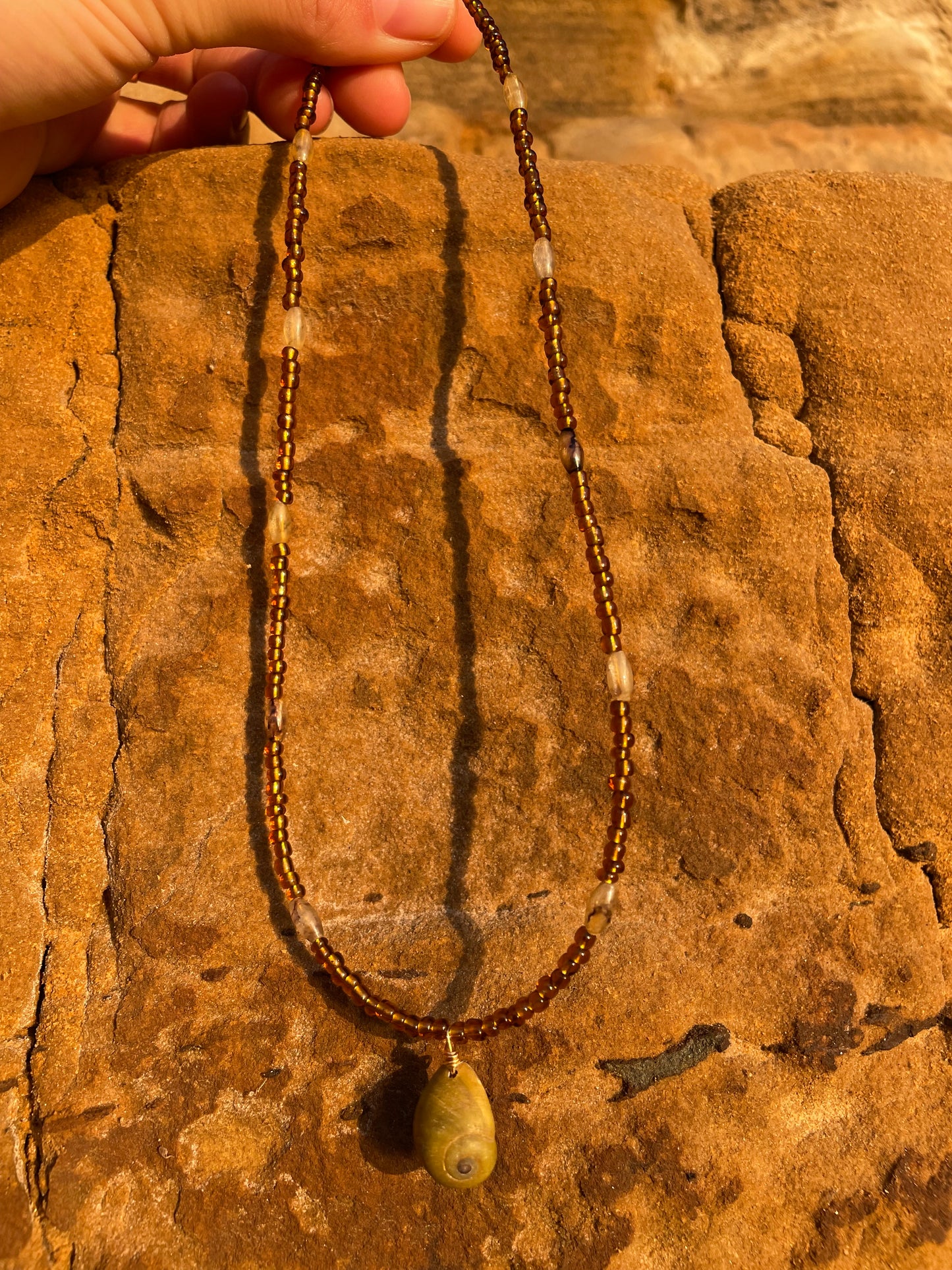 Ember Periwinkle Necklace