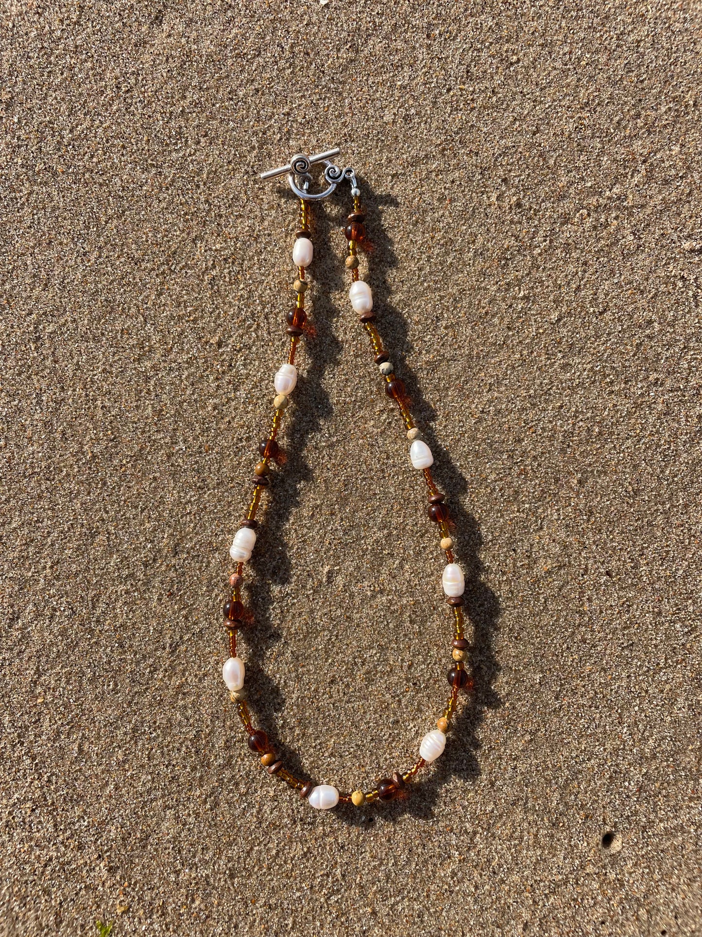 Pearly Earth Necklace