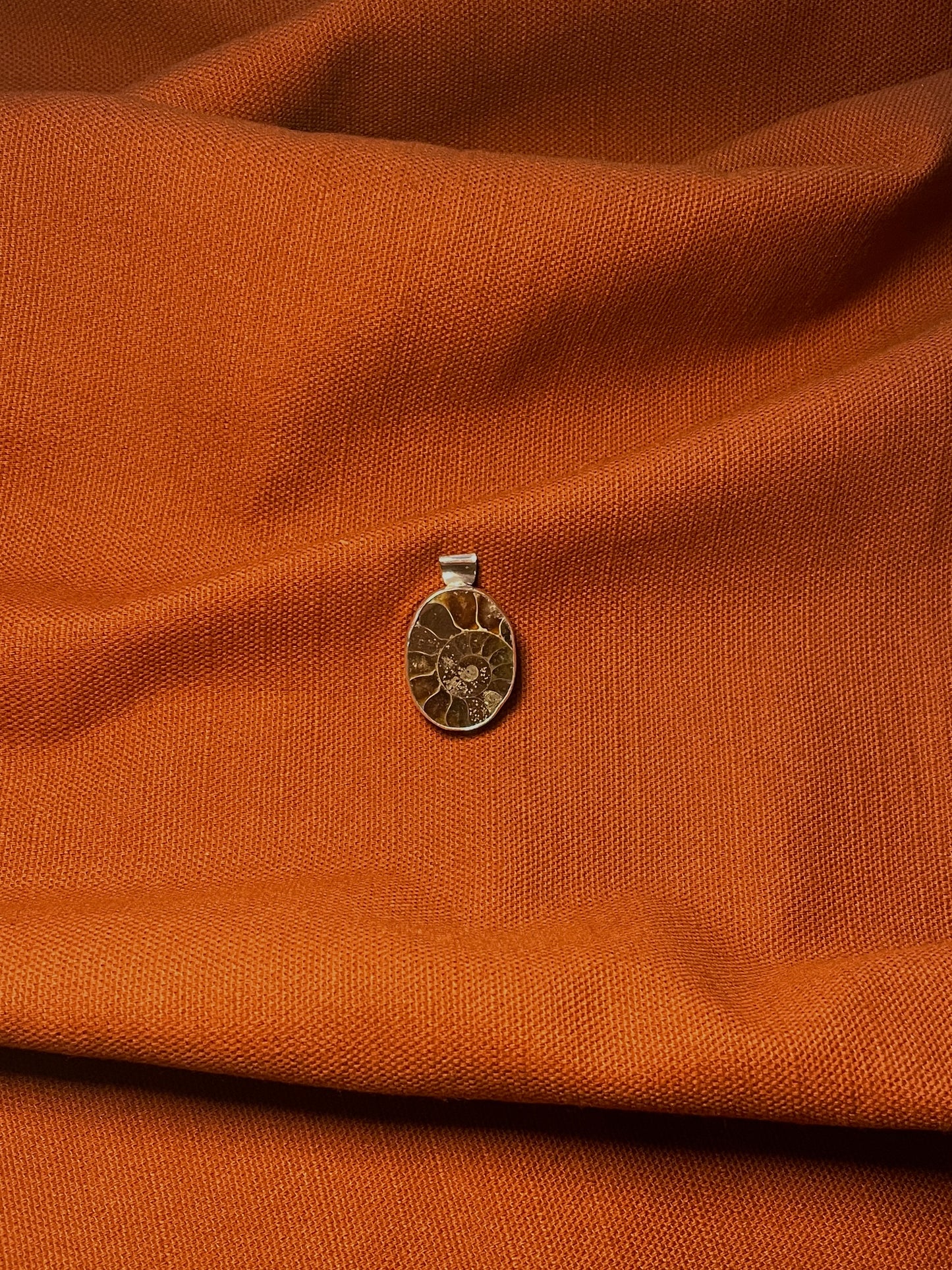 Oval Ammonite Pendant