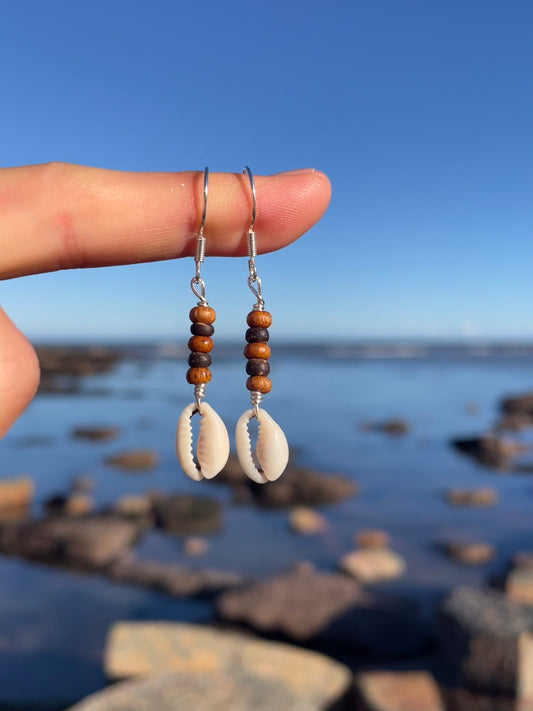 Mini Cowrie Earrings