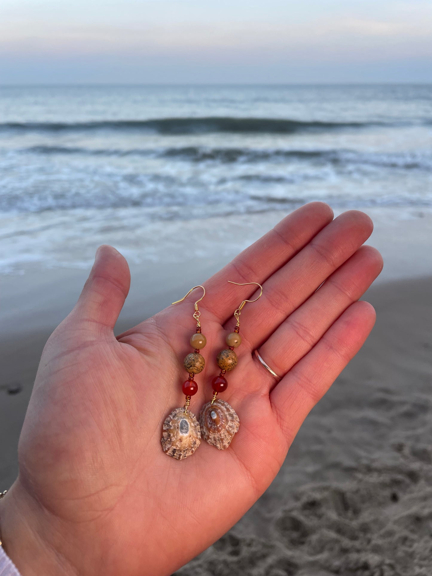 Fire Limpet Earrings