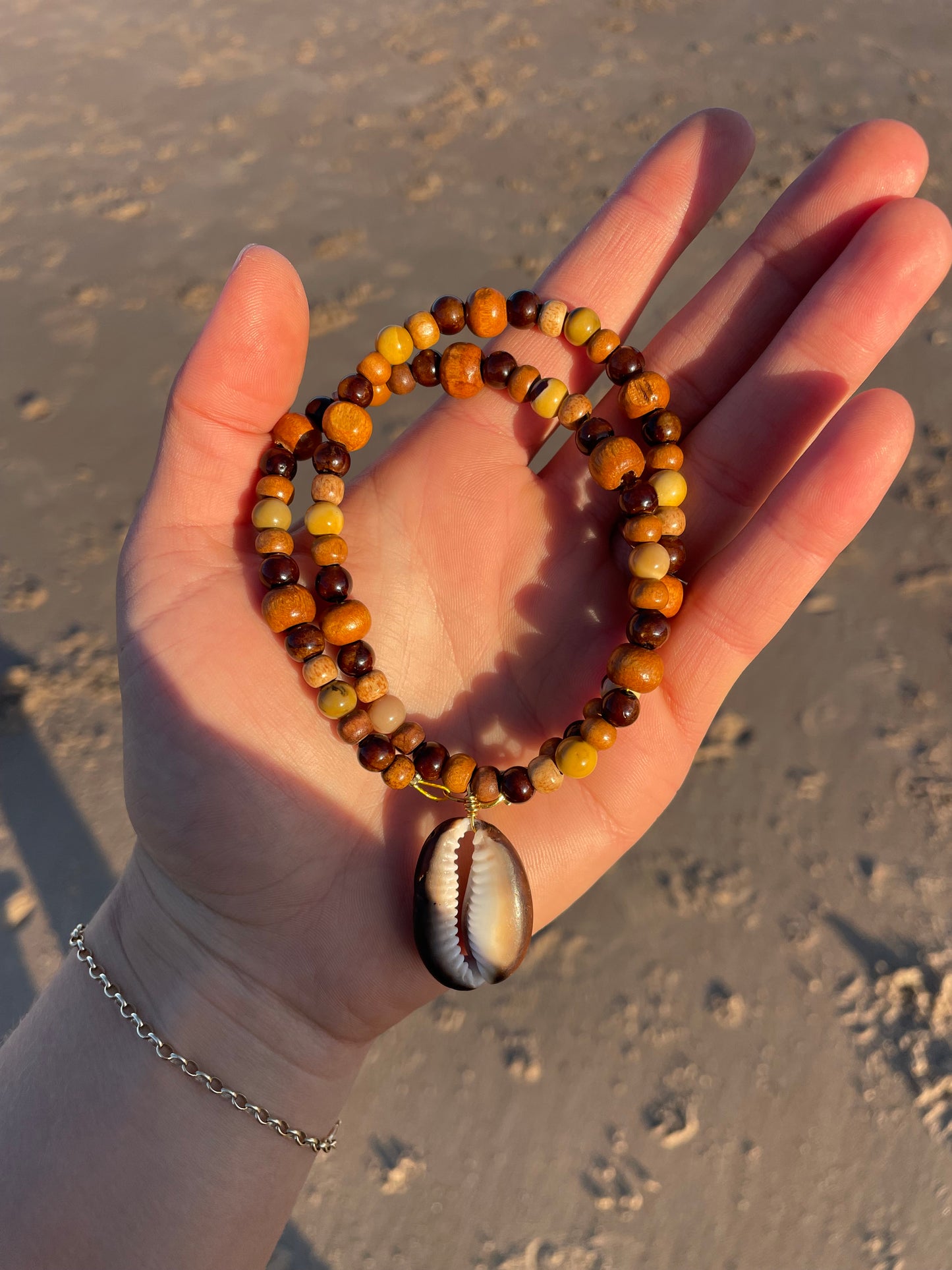 Sunrise Cowrie Necklace