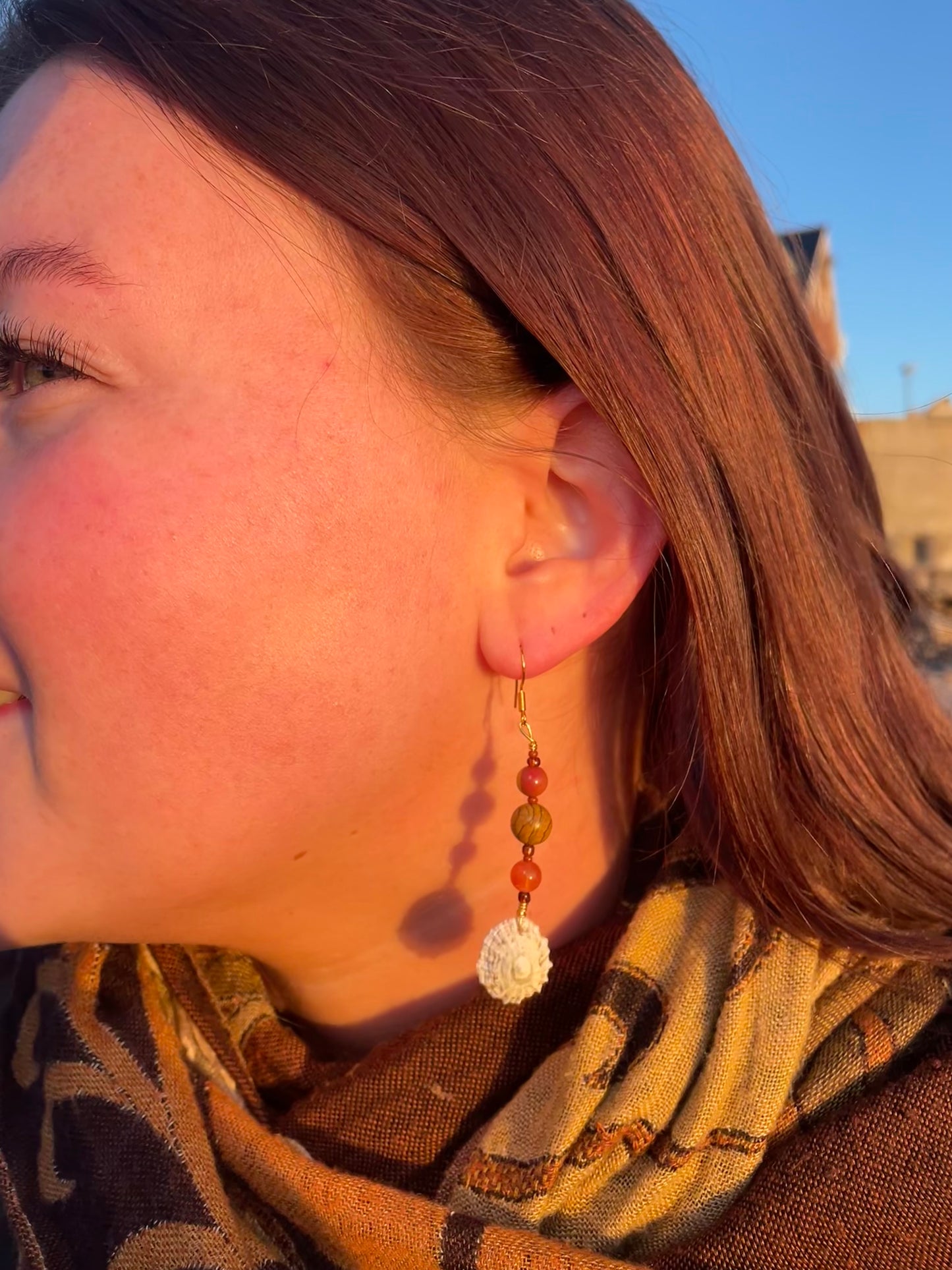 Sunset Limpet Earrings