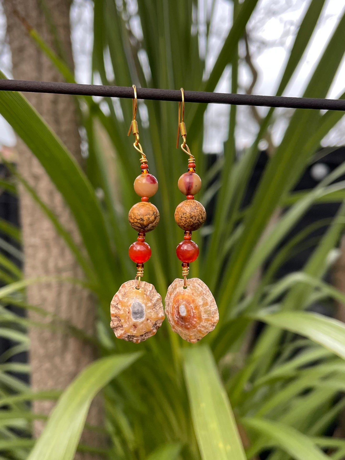 Fire Limpet Earrings