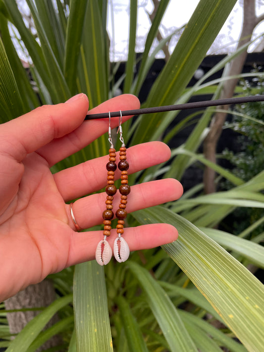 Serenity Cowrie Earrings