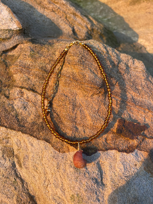Sienna Perwinkle Anklet