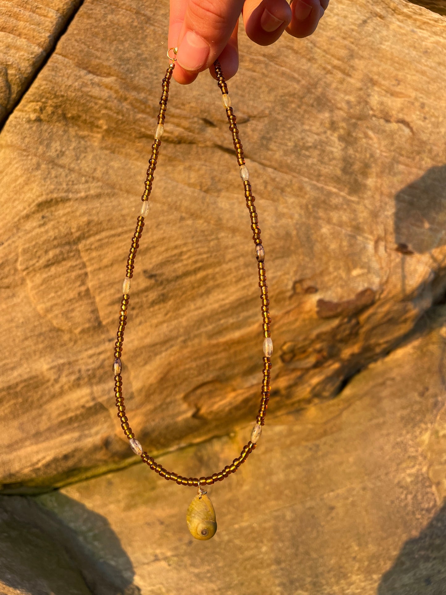 Ember Periwinkle Necklace